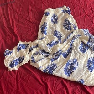 Women’s Two Piece crop top pants set